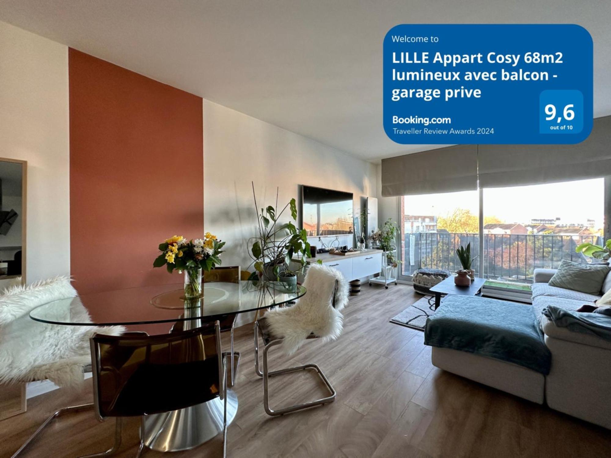 Lille Appart Cosy 68M2 Lumineux Avec Balcon - Garage Prive Екстер'єр фото